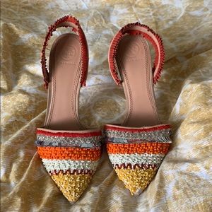 Tory Burch pointed toe pumps